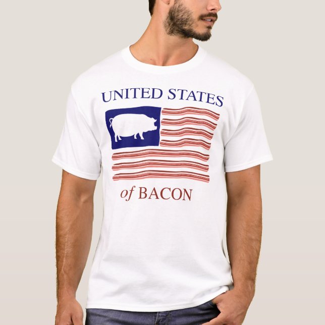 United States of Bacon T-shirt (Front)