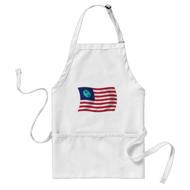 United States of Earth Flag Apron (Front)