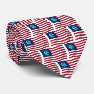 United States of Earth Flag Tie