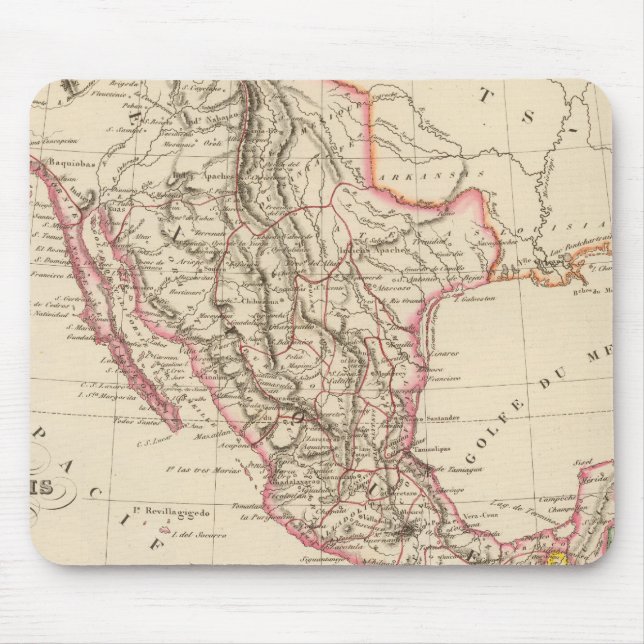United States of Mexico, 1835 Mouse Mat (Front)