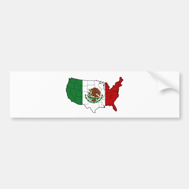 United States of Mexico Bumper Sticker (Front)