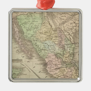 United States of Mexico Metal Tree Decoration