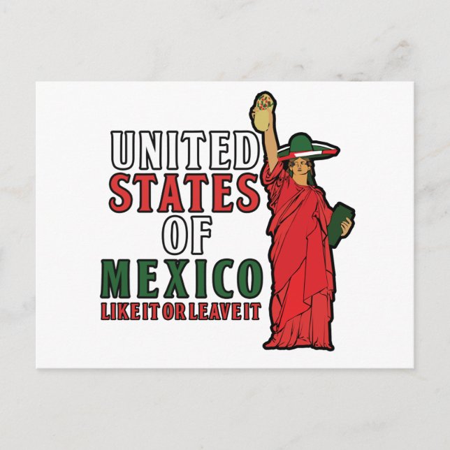 United States of Mexico Postcard (Front)