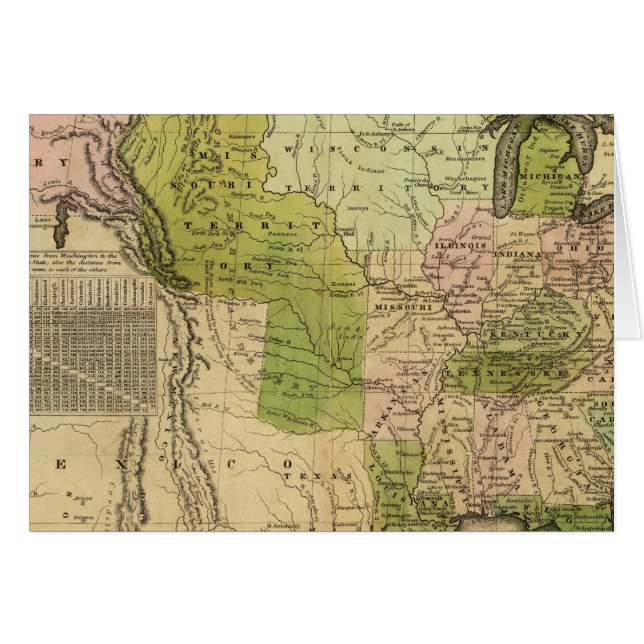 United States Olney Map (Front Horizontal)