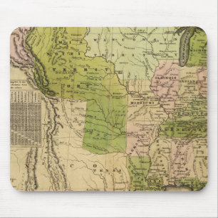 United States Olney Map Mouse Mat
