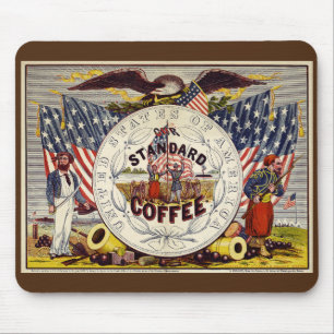 United States Our Standard Coffee Mouse Mat