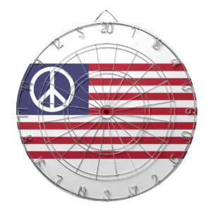 United States Peace Flag Dartboard