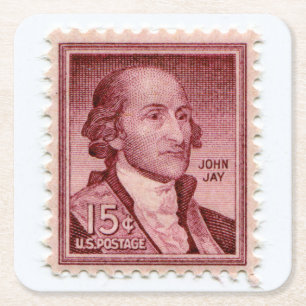 United States Postage Stamp Coaster Set