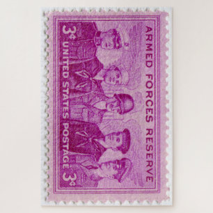 United States Postage Stamp Jigsaw Puzzle