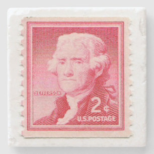 United States Postage Stamp Stone Coaster