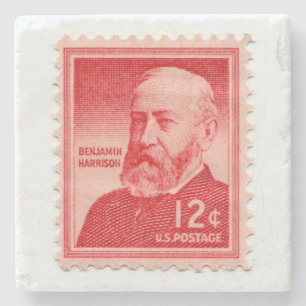 United States Postage Stamp Stone Coaster
