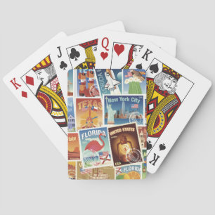 United States Postage Stamps Playing Cards