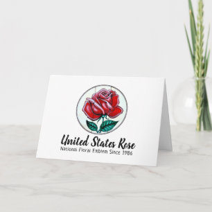 United States Rose Card