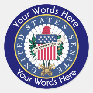 United States Senate Custom Sticker
