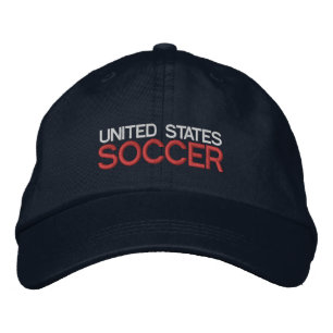 UNITED STATES SOCCER EMBROIDERED HAT