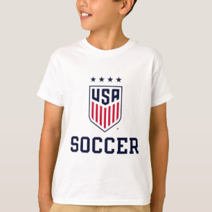United States Soccer Icon White Uswnt Officially L T-Shirt