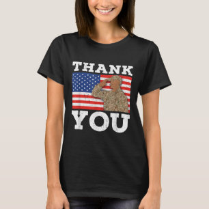 United States Soldier Patriot Veteran Usa Flag Mem T-Shirt