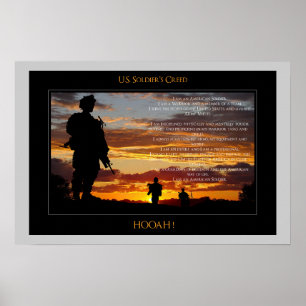 United States Soldier's Creed Poster