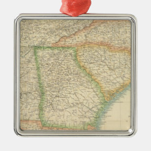 United States South Eastern States Metal Tree Decoration
