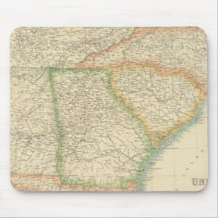 United States South Eastern States Mouse Mat