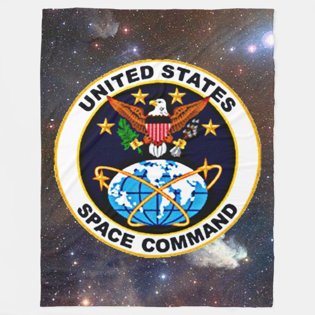 UNITED STATES SPACE COMMAND FLEECE BLANKET (Front)