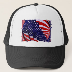 United States Stars and Stripe_ Trucker Hat