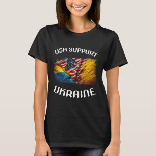 United States Support Ukraine Stand Usa Ukrainian T-Shirt