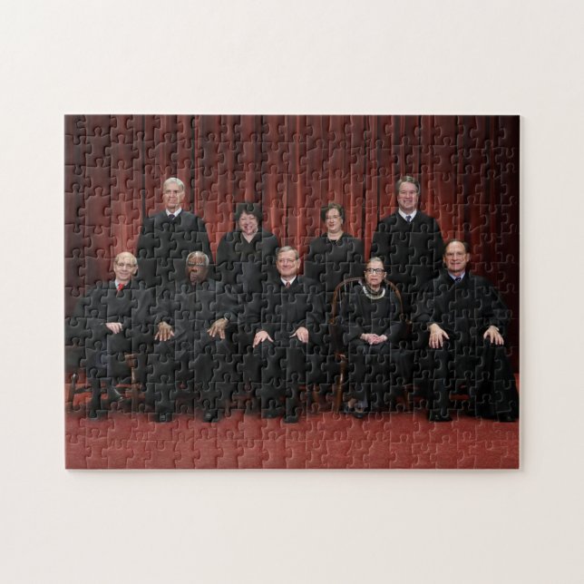 United States Supreme Court Justices 2018 Jigsaw Puzzle (Horizontal)