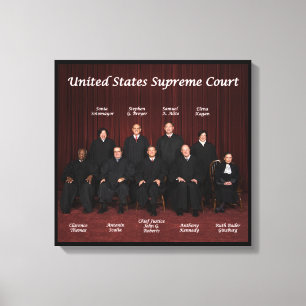 United States Supreme Court Justices Canvas Print