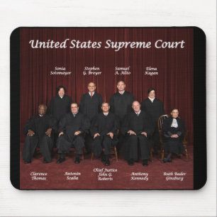 United States Supreme Court Justices Mouse Mat