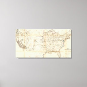 United States, Territories Canvas Print