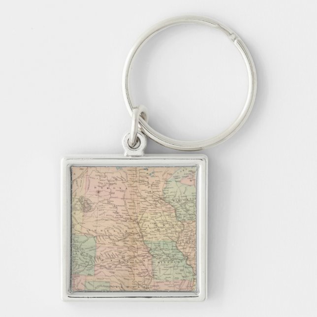 United States, territories Key Ring (Front)
