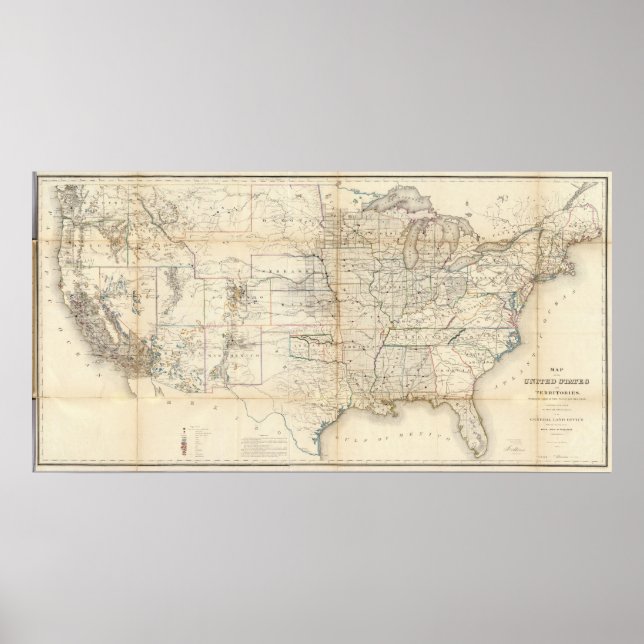 United States, Territories Poster (Front)