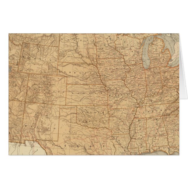 United States topographical features (Front Horizontal)