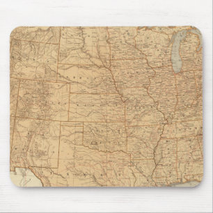 United States topographical features Mouse Mat