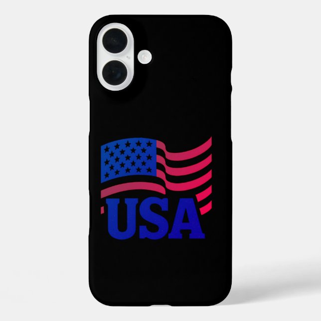 United States Unity Wave Case-Mate iPhone Case (Back)