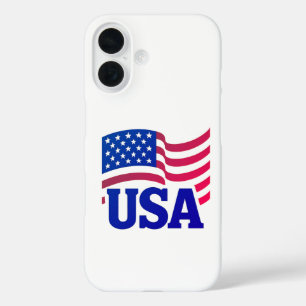 United States Unity Wave iPhone 16 Case
