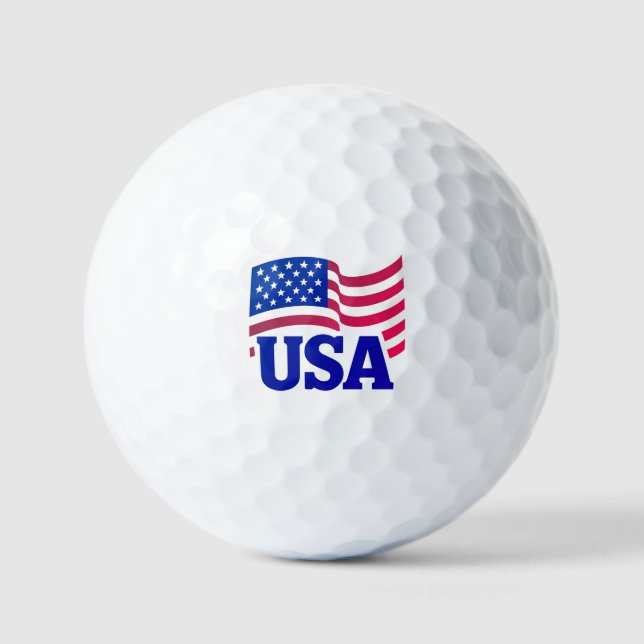 United States Unity Wave Golf Balls (Front)