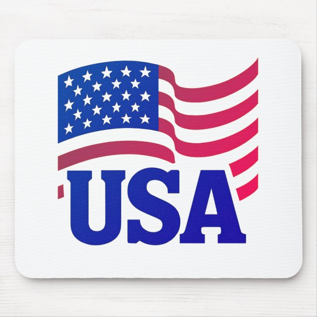 United States Unity Wave Mouse Mat (Front)