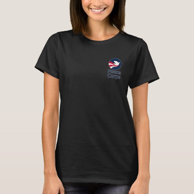 UNITED STATES US PEACE CORPS VOLUNTEER SERVICE T-Shirt (Front)