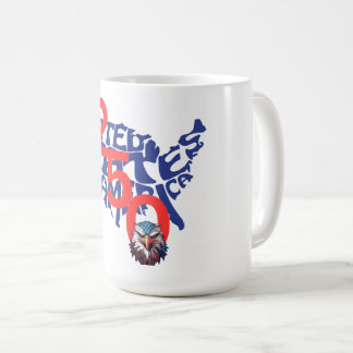 United States | USA | America 250 Map and Eagle Coffee Mug