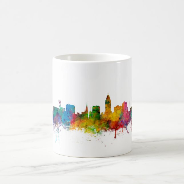 "united states", usa, "city skyline", watercolour, coffee mug (Center)