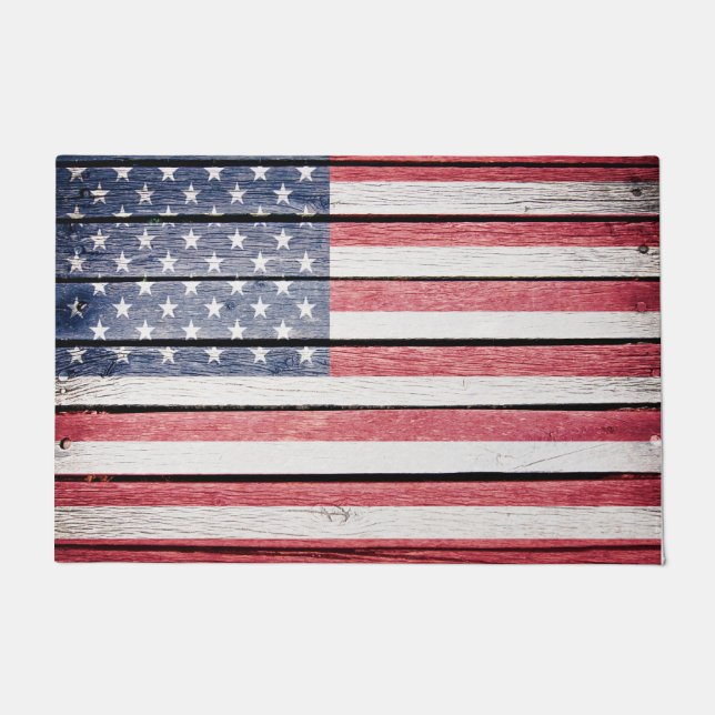 United States USA Flag Doormat (Front)