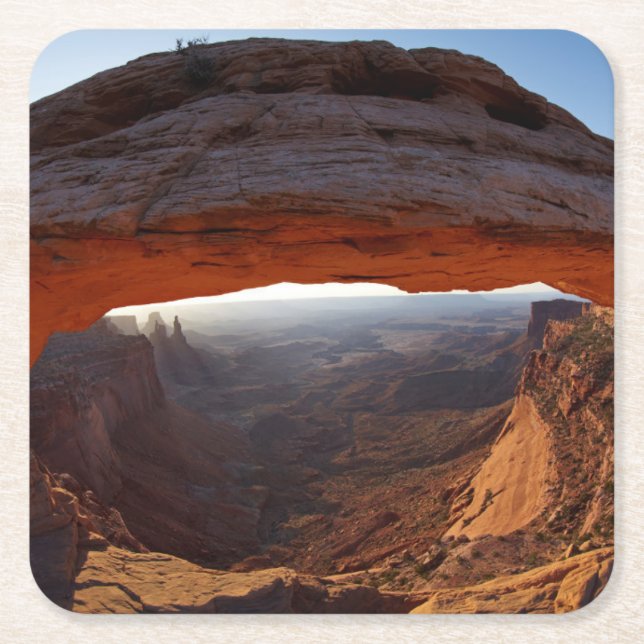 United States, Utah, Canyonlands National Park 2 Square Paper Coaster (Front)