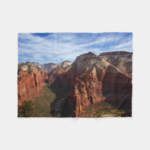 United States, Utah, Zion National Park Fleece Blanket