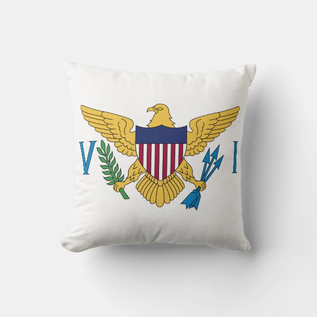 United States Virgin Islands Flag Cushion (Front)