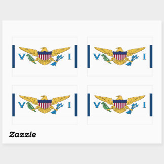 United States Virgin Islands Flag Sticker USVI Fla