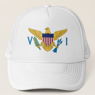 United States Virgin Islands Flag Trucker Hat