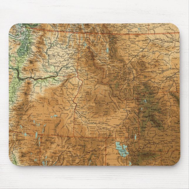 United States western section Mouse Mat (Front)