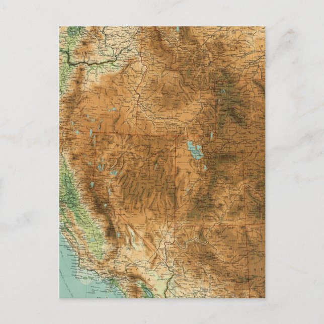 United States western section Postcard (Front)